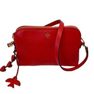 tory burch • peace peddled leather crossbody